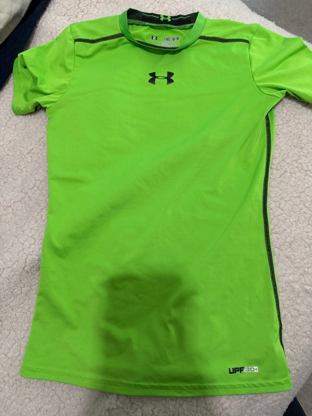 Under Armour Bright Neon Green Short Sleeve Performance Tee